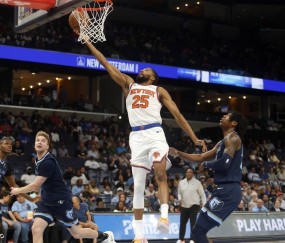 唐斯20+11+11阿奴诺比25+13布里奇斯24分 尼克斯擒熊