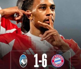 主场1比6惨遭屠杀！拜仁痛击真蓝黑，意甲欧冠尊严被无情践踏